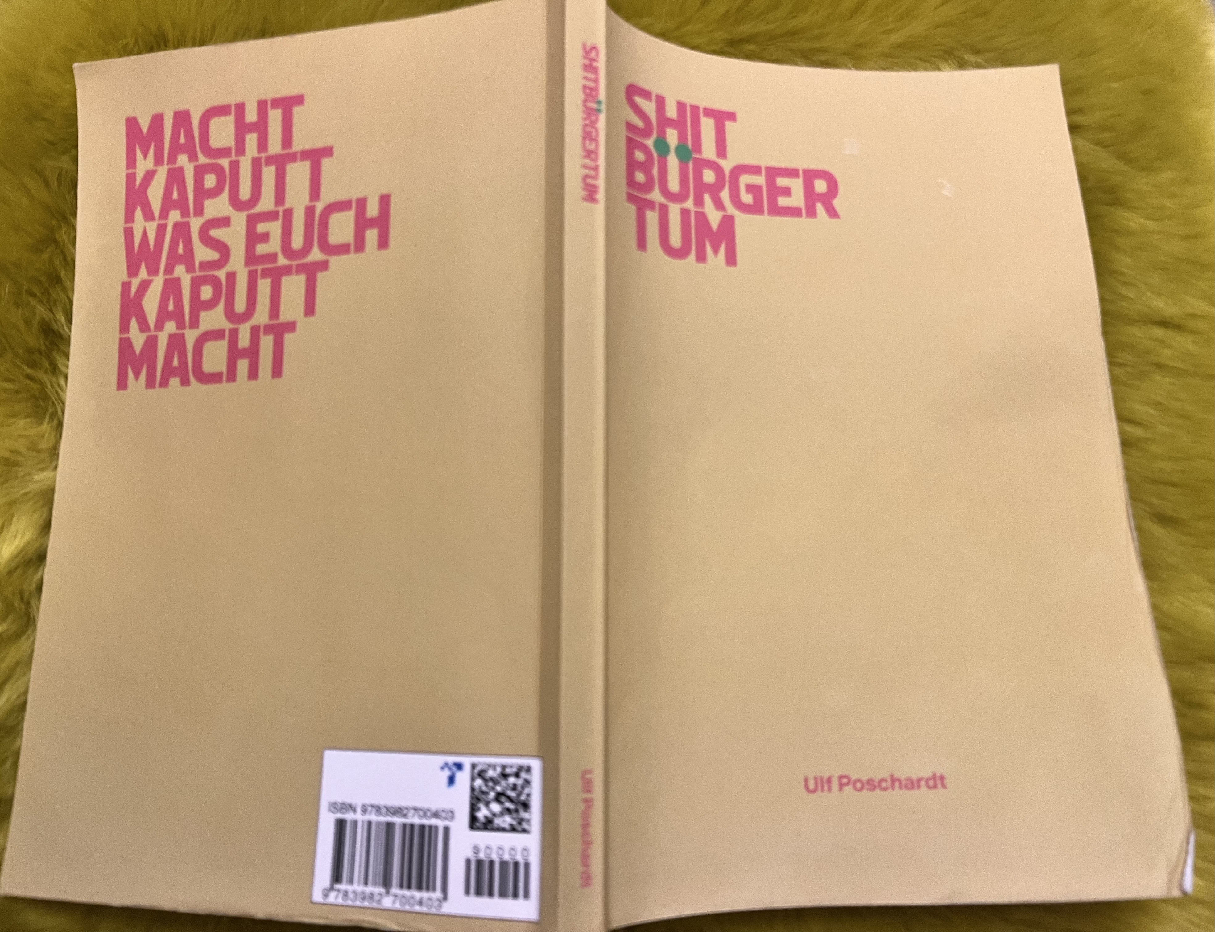 „Shitbürgertum“ von Ulf Poschardt